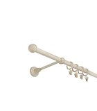 Garniža komplet 160cm 16mm I žabky bielo-zlatá
