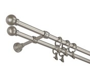 Garniža komplet 240cm 16mm II stredná matná,koncovky Hák