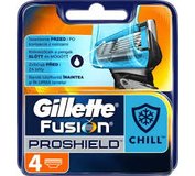 Gillette, Fusion ProShield Chill, Náhradné holiace hlavice, 4ks