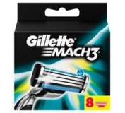 Gillette Mach3 náhradné náplne 8ks