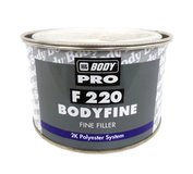 HB BodyFine 220 + tužidlo, biely - Dvojzložkový polyesterový veľmi jemný tmel 1kg