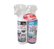 HG čistič na rúry a grily + Čistič skla a zrkadiel 500ml