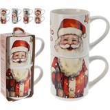 Hrnček vianočný 265ml sada 2ks porcelán mix