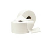 Jumbo biely toalaletný papier 2 vrstvy 19cm