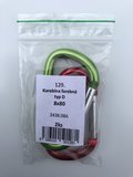 Karabína farebná typ D 5x50mm hliníková 6ks/bal. (ilust.foto)
