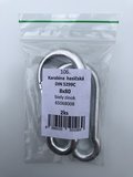 Karabína hasičská DIN 5299C 5x50mm biely zinok 6ks/bal. (ilust.foto)