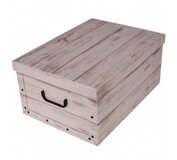 Kartónový box Wood White 51x37x24cm