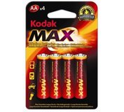 Kodak MAX AA LR06 Batérie 4ks