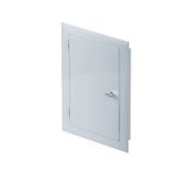 Kominove dvierka kovové 140x140 biele