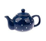 Konvička čajová keramická modrá