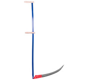 Kosa EURO 60cm kovaná + kovové kosisko na trávu, dĺžka násady 145cm