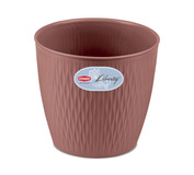 Kvetináč Liberty 30cm ružovo hnedá