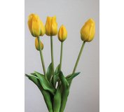 Kytica tulipánov žltá umelá 46cm