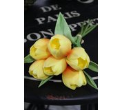 Kytička tulipánov žltá umelá 29cm