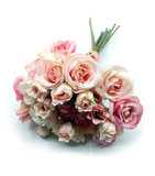 Kytička z umelých ruží ružová 30cm