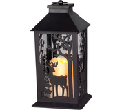 Lampáš MagicHome Vianoce, Jeleň, 1xLED teplá biela, 3xAAA, IP20, 14x14x30cm