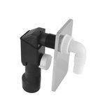 MEREO Sifón práčkový podomietkový, ø 40/50mm, chrómovaný plast (PR7011C)