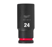 Milwaukee nástrčný kľúč Shockwave 1/2` predĺžený Hex 24mm