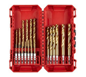 MILWAUKEE Sada vrtákov Shockwave HSS-G TiN Red Hex 19ks