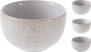Miska vianočná 800ml porcelán biela mix