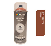 Motip Acryl RAL8004 lesk 400ml