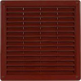 Mriežka ventilačná plochá 19x19 hnedá