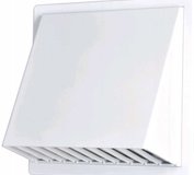 Mriežka vetracia so strieškou Uni d80 150mm biela