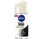 NIVEA Black & White Invisible Silky Smooth, guľôčkový antiperspirant 50 ml