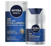 NIVEA MEN pánsky krém 50ml Hyaluron SPF15