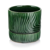 Obal Vintage zelený s podmiskou 13x13cm