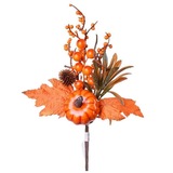 Ozdoba zapichovacia 27cm oranžová