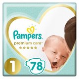 Pampers Premium Care 1 Newborn (2-5 kg) 78ks