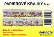 Papierové krajky na police 98cmx9cm+