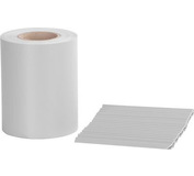 Páska Strend Pro EUROSTANDARD 190mm L-35m tieniaca sivá krycia na plotové panely s 20 klipsami 450g/m2 PVC RAL7040