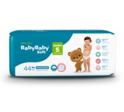 Plienky Baby Baby Soft 5 Junior 12-25kg 44ks Ultra dry