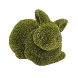 Postavička zajac ležiaci 25cm mach zelený