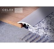 Profil prechodový ohýbateľný 24x6mm Al elox zlatý matný 270cm