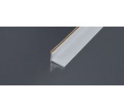 Profil ukončovací kútový samolepiaci AL elox lakovaný biely 20x15mm 0,22mm 2,7m