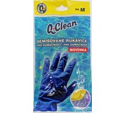 Q-Clean Semišové rukavice M