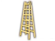 Rebrík drevený maliarsky 6-priečkový