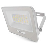 Reflektor LED GLARO 30W, biely, IP65, 3000 lm, neutrálna biela