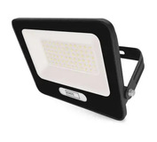 Reflektor LED GLARO 50W, čierny, IP65, 5000 lm, neutrálna biela