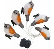 Reťaz MagicHome Vianoce A Bird 25xLED IP44 3xAA osvetlenie 5 vtáčikov