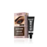 Revers - Henna farba na obočie krémová tmavá hnedá 15ml + 15ml
