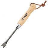 Rezač buriny a linolea GTS-WE, lakovaná drevená rúčka 15cm