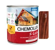 S1025 Chemolux S Extra 0252 teak 0,75l - hodvábne lesklá ochranná lazúra na drevo