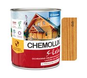 S1025 Chemolux S Extra 0632 dub 0,75l - hodvábne lesklá ochranná lazúra na drevo