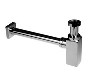 Sifón umývadlový štvorcový 5/4` 32mm chróm,s prevlečenou maticou