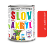 Slovakryl 0814 - svetločervený 2,5kg