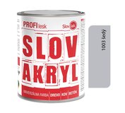 Slovakryl Profi Lesk šedý 1003/RAL 7035 0,75kg